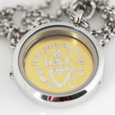 Engraved - I Love You to the Moon & Back Plate